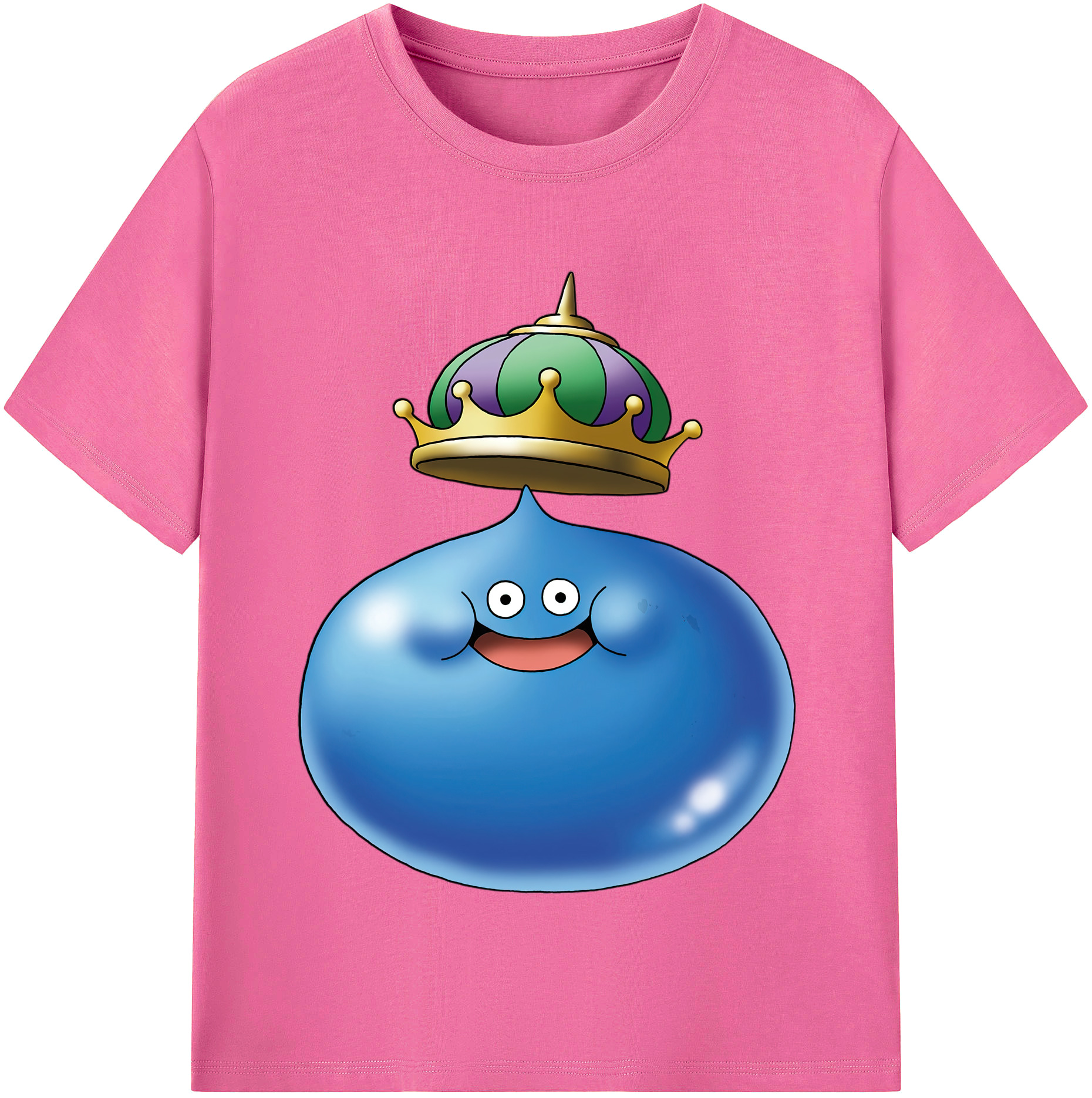 （画像用） ドラゴンクエスト Doragon Kuesuto Dragon Quest レディースカジュアルプリントTシャツ（綿100％）